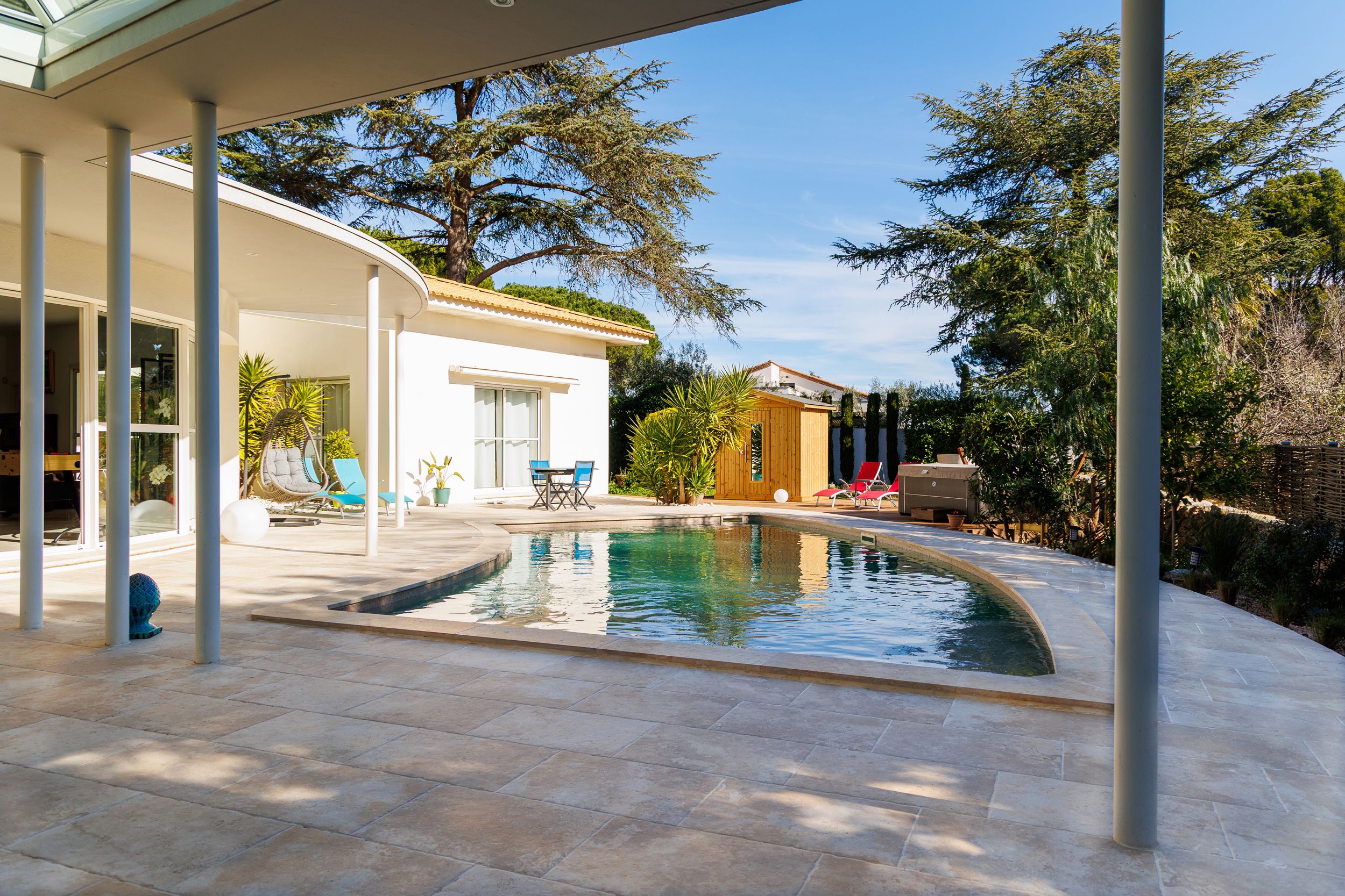 Terrasse pierre naturelle